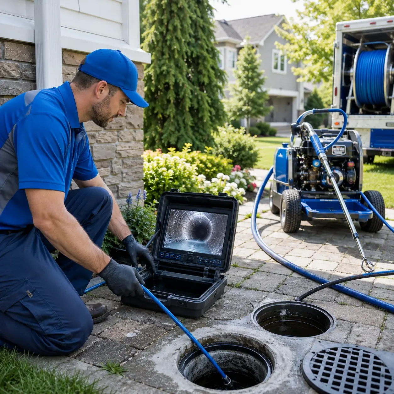 Outdoor drain cleaning professionals serving Janesville, WI
