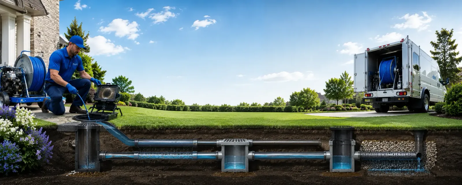 Outdoor drain cleaning information for Janesville, WI